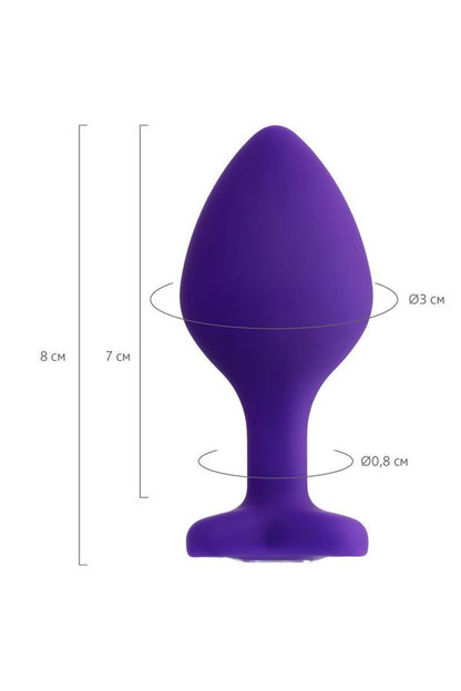 7-Anal Plug Diamond Heart-7