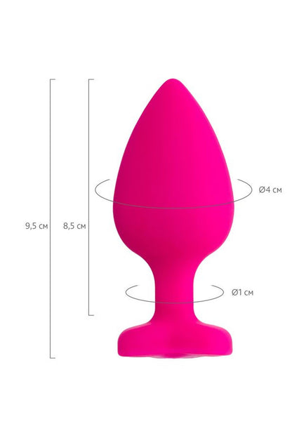 8-Anal Plug Diamond Heart-8
