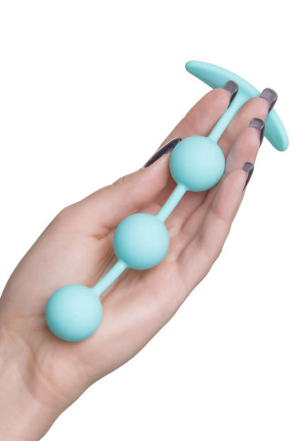 6-ToDo by Toyfa Anal plug Triplex, silicone, mint, 15 cm, O 2.5 cm-6