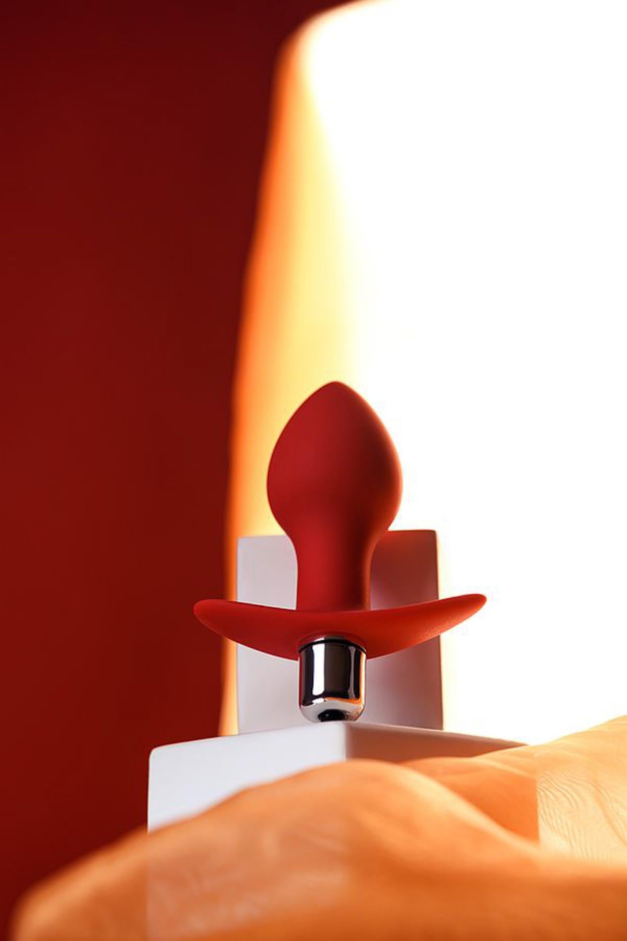 5-ToDo Glam Red Anal Vibro Plug-5