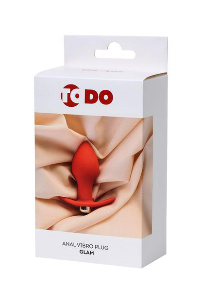 7-ToDo Glam Red Anal Vibro Plug-7