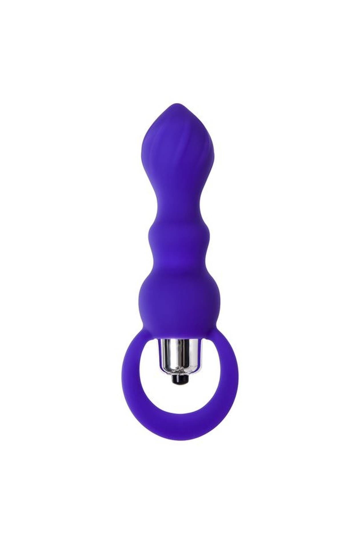 2-ToDo by Toyfa Anal plug Curvy, silicone, purple, 14 cm, O 3.2 cm-2