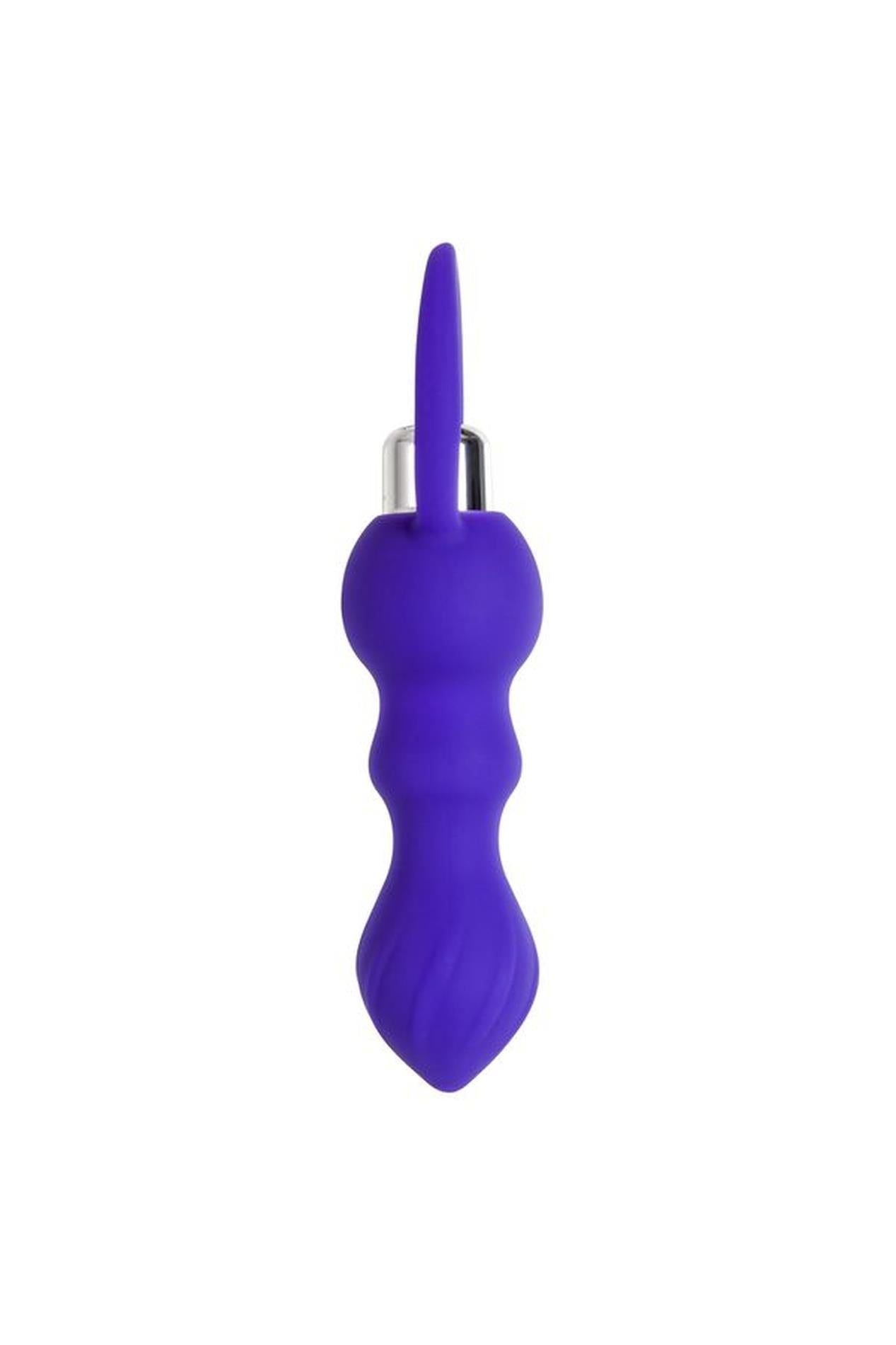 3-ToDo by Toyfa Anal plug Curvy, silicone, purple, 14 cm, O 3.2 cm-3