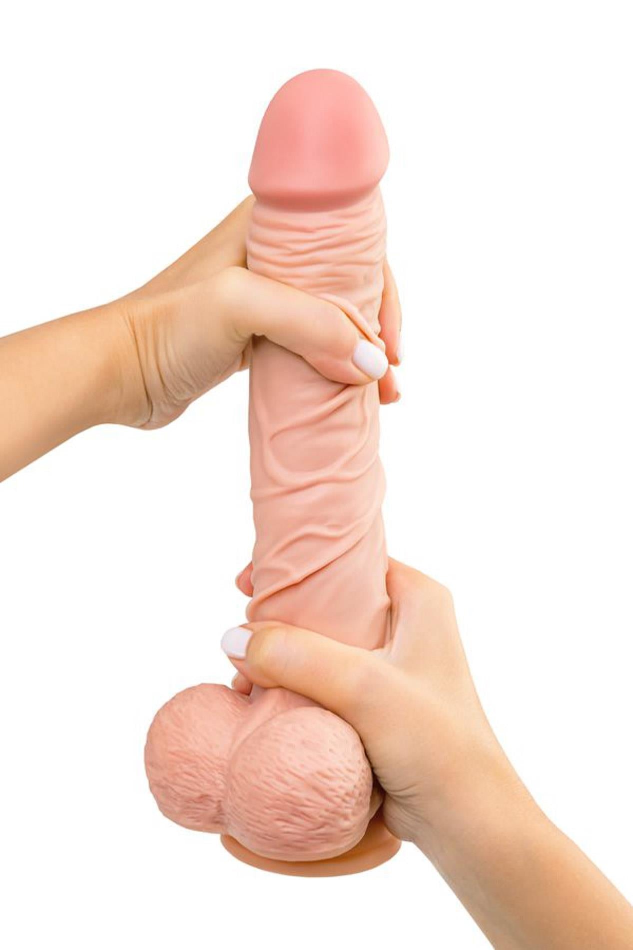 7-Dildo My babe by RealStick My Idol, flesh,TPE, 28,5 cm-7