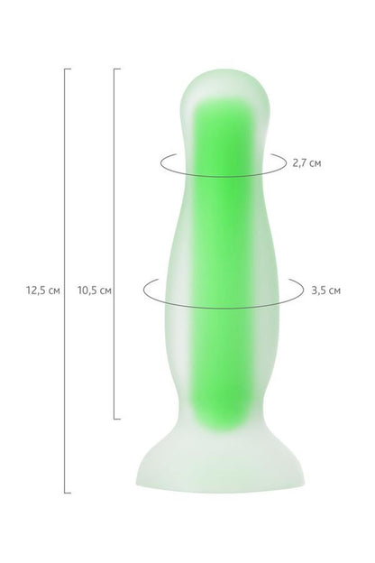 6-Glow in the dark plug Mortimer Glow-6