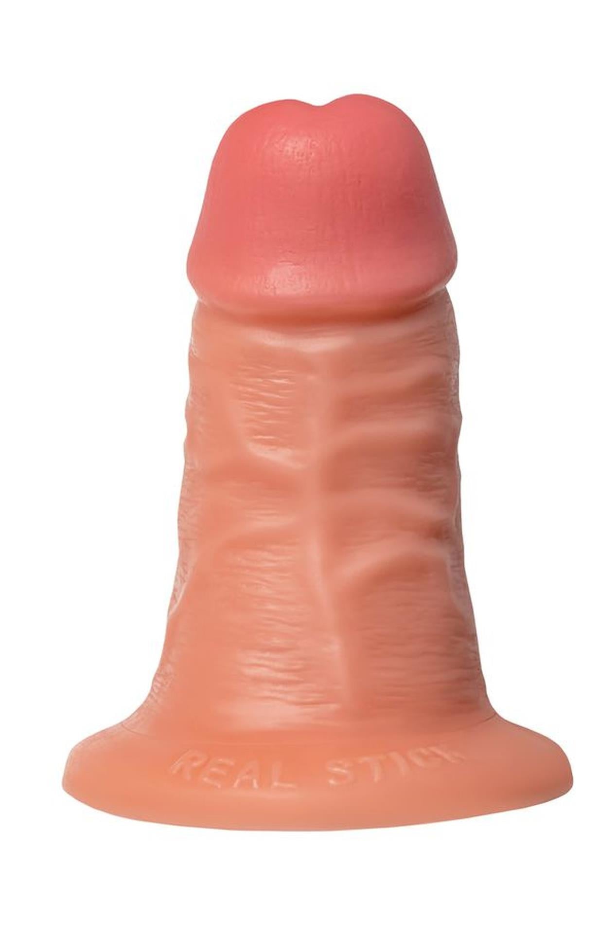 3-Realistic dildo Caliber 14/6 , PVC, flesh,  length 14cm, diameter 6cm-3