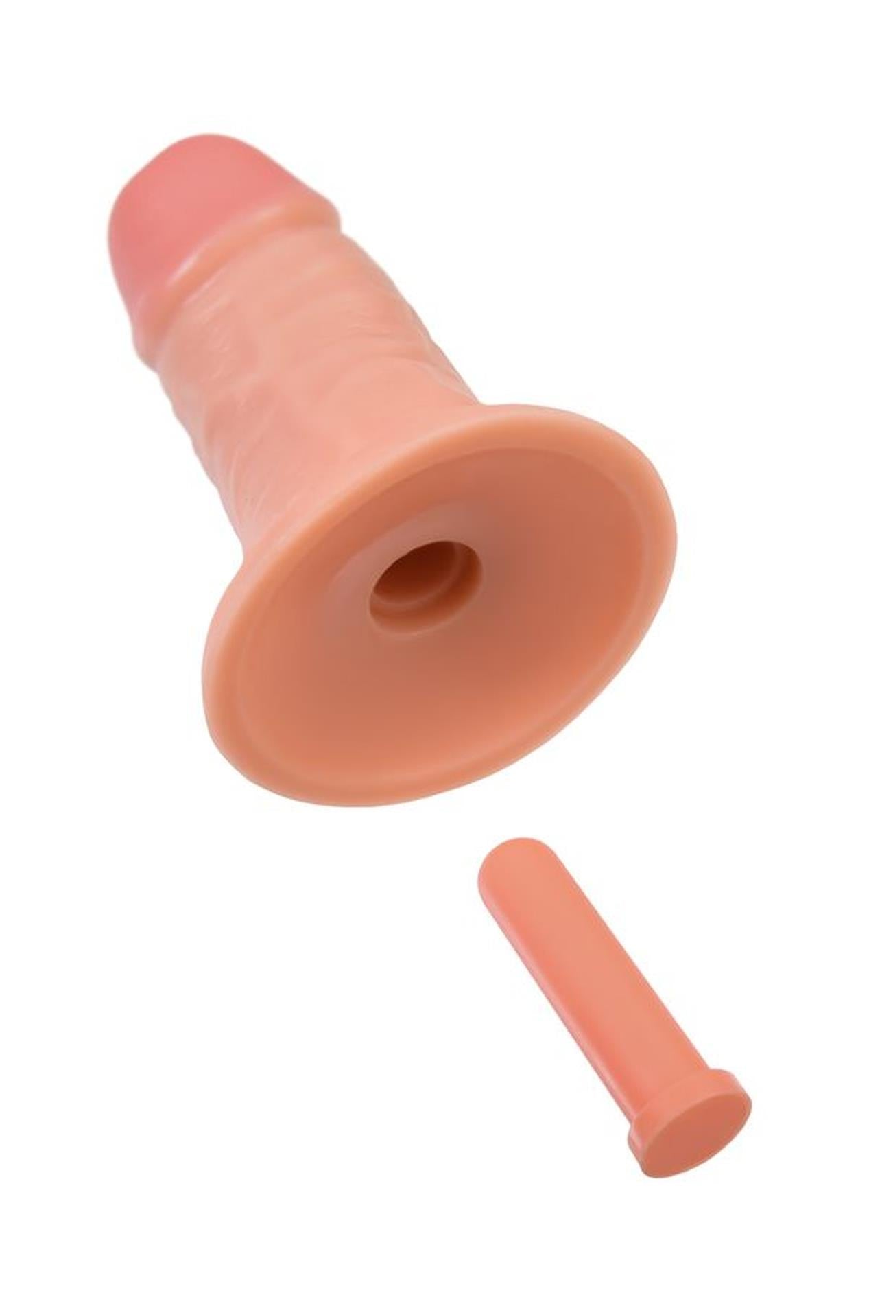 7-Realistic dildo Caliber 14/6 , PVC, flesh,  length 14cm, diameter 6cm-7