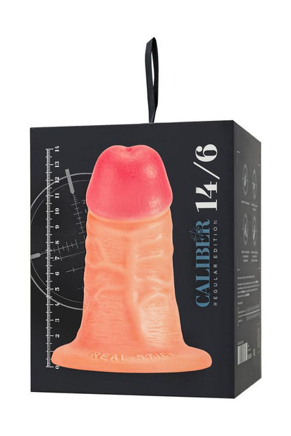 12-Realistic dildo Caliber 14/6 , PVC, flesh,  length 14cm, diameter 6cm-12