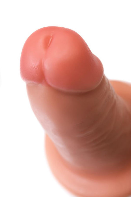 1-Realistic dildo Caliber 14/6 , PVC, flesh,  length 14cm, diameter 6cm-1