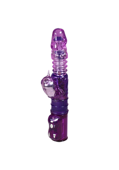 2-Rotacyjny wibrator królik z masażerem 28cm 7trybów-2