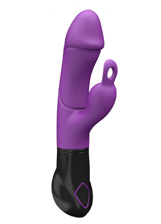2-Mocny wibrator masażer łechtaczki 2 silniki 19cm-2