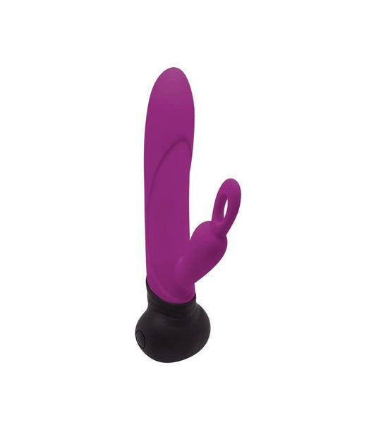 1-Wibrator ze stymulatorem łechtaczki 10 trybów 19cm-1