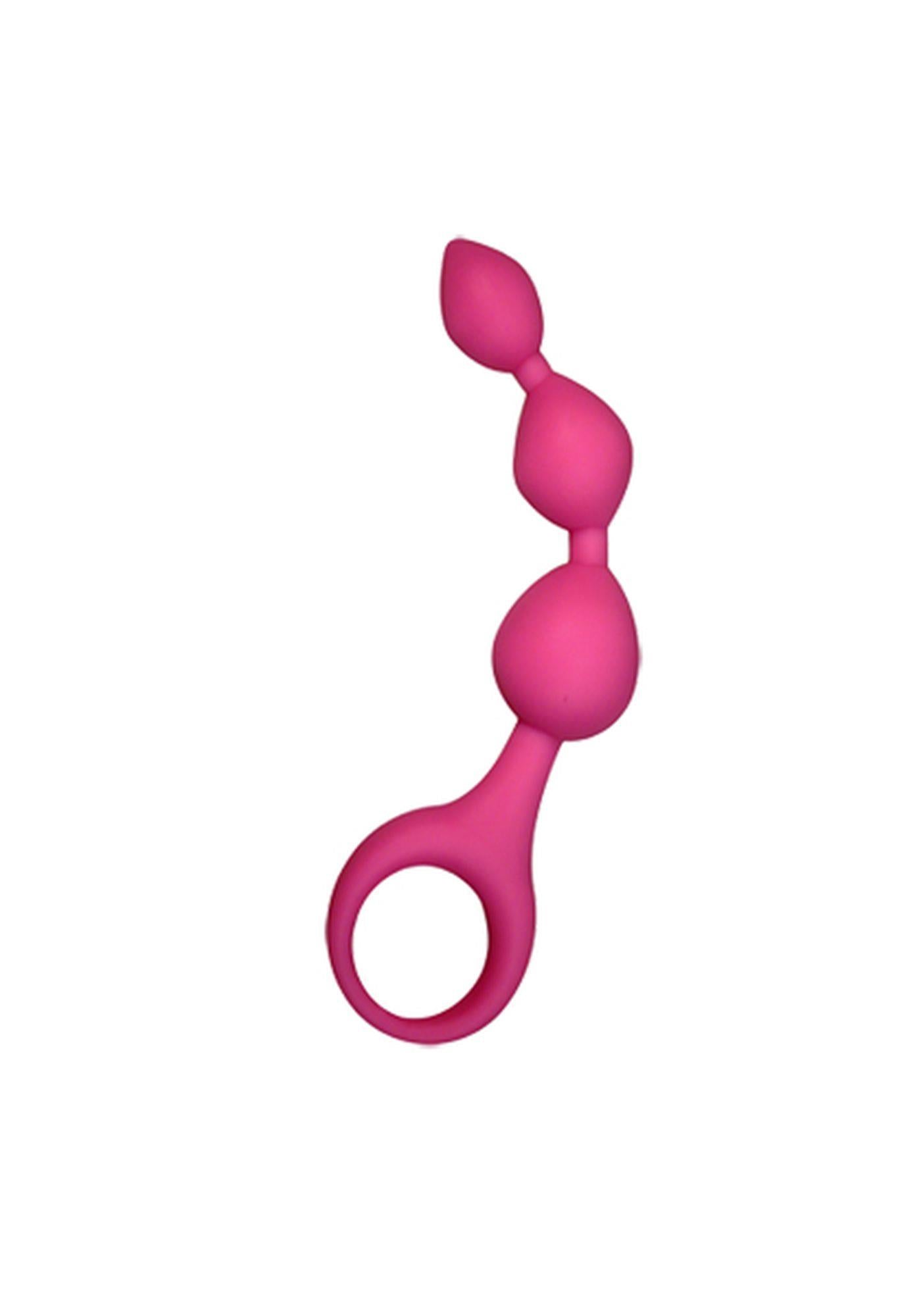 2-Korek analny koraliki sonda kulki silikonowe 14cm-2