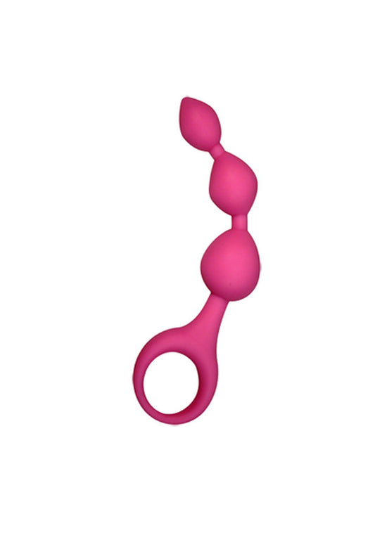 2-Korek analny koraliki sonda kulki silikonowe 14cm-2