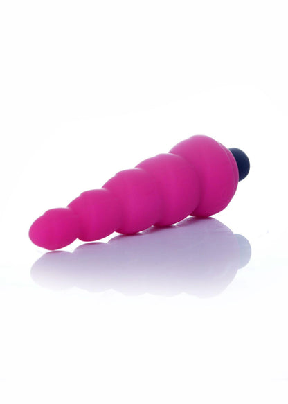 3-Stożkowy kulkowy korek analny silikonowy sex 14cm-3