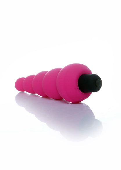 4-Stożkowy kulkowy korek analny silikonowy sex 14cm-4