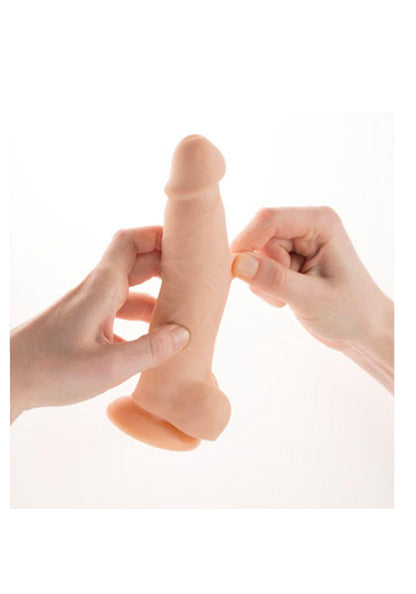 3-Członek penis dildo żyły jądra przyssawka sex 18cm-3