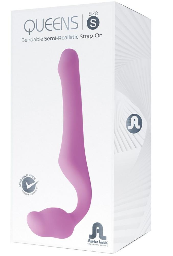 2-Wodoodporny strap -on dildo silikonowe 18,4 cm-2