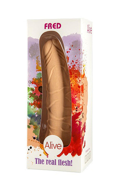 1-Penis grube nabrzmiałe żyły naturalny dildo 21cm-1