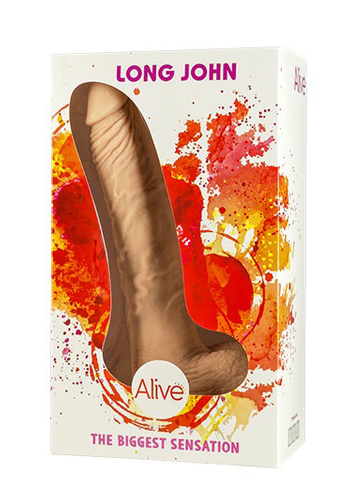 1-Długie dildo mocna przyssawka gruby trzon sex 23cm-1