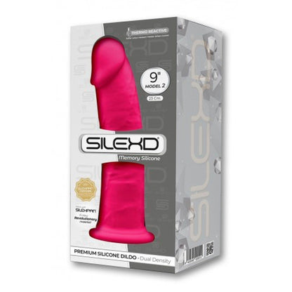 1-Silikonowe różowe dildo z realistycznym trzonem-1