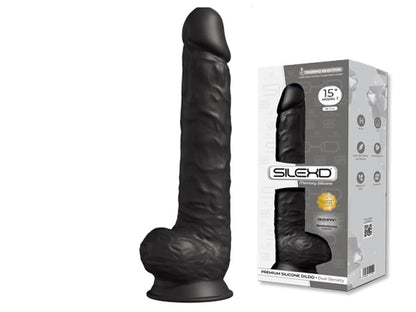 3-czarne sex dildo z przyssawką miękkie silikonowe-3