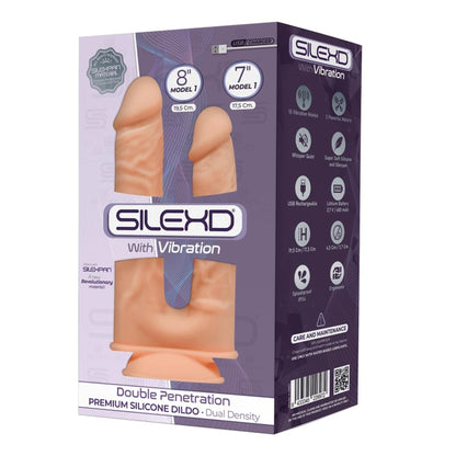 1-Dildo podwójna penetracja mocne wibracje dla par-1