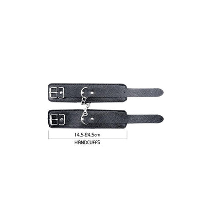 8-Secret Desires Black BDSM Kit 8pcs-8
