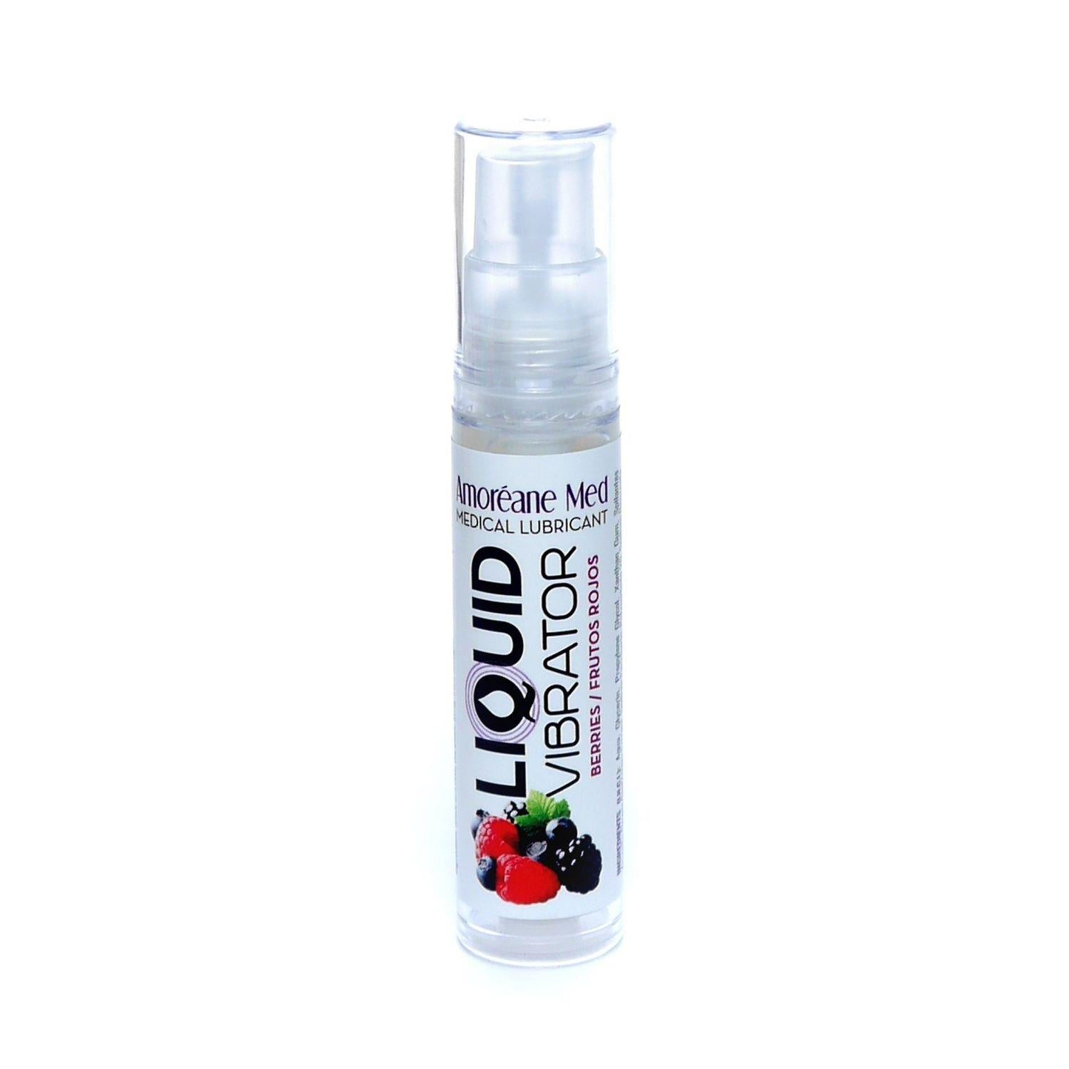 1-Lubrykant  wibrator o smaku owoców leśnych10 ml-1