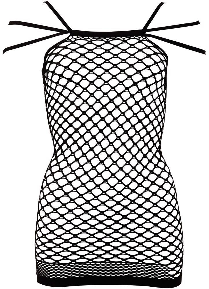 6-2014800000 Netzkleid Träger S-L-Sukienka z siateczki-6