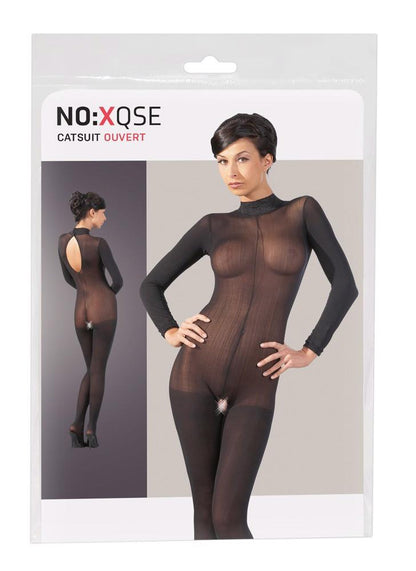 1-Catsuit bodystocking siateczka na całe ciało S/M-1