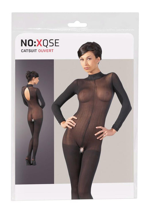 1-Catsuit bodystocking siateczka na całe ciało S/M-1