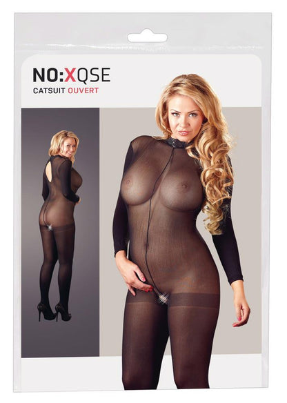 2-Kuszące bodystocking prześwitujący do seksu XL/2XL-2