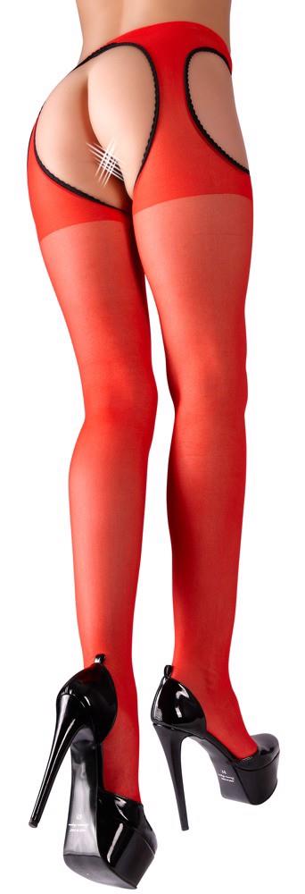 8-Sex Tights red S/M-8