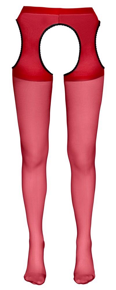 10-Sex Tights red S/M-10