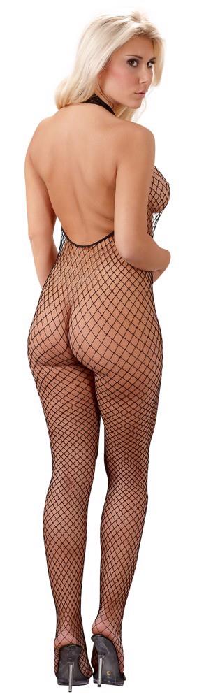 9-Podniecający bodystocking siatka rozcięty krok S/M-9