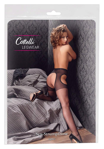 1-Sex Tights black S/M-1