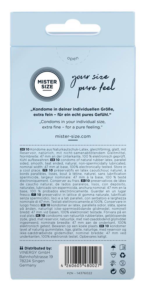 6-Mister Size 47mm pack of 10-6