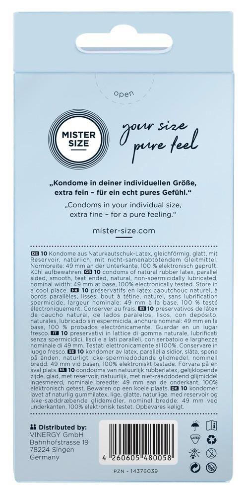 6-Mister Size 49mm pack of 10-6