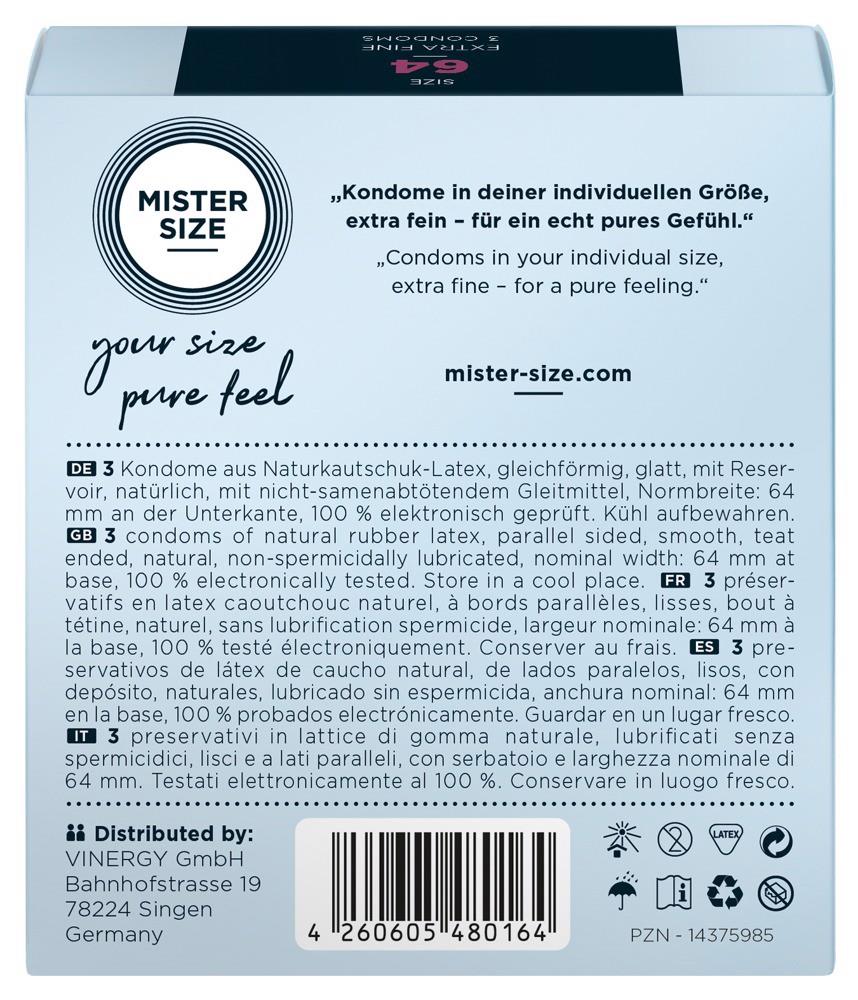 6-Mister Size 64mm pack of 3-6