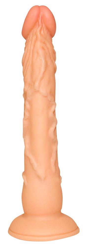 6-Dildo na przyssawce naturalny rozmiar wąskie 18cm-6