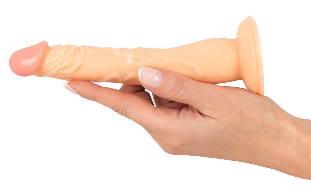 10-Dildo na przyssawce naturalny rozmiar wąskie 18cm-10
