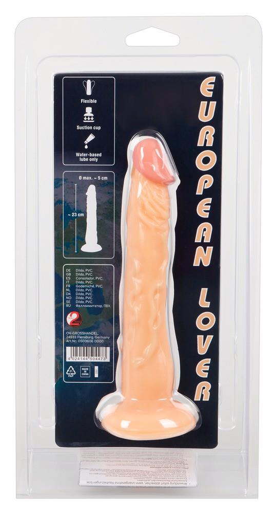 13-Dildo na przyssawce naturalny rozmiar wąskie 18cm-13