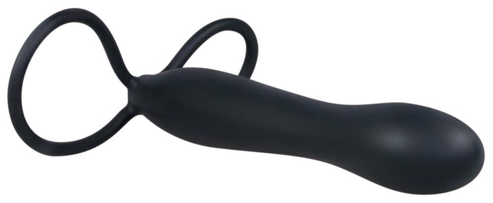 4-Dildo z pętlami na penisa jądra drugi członek 15cm-4