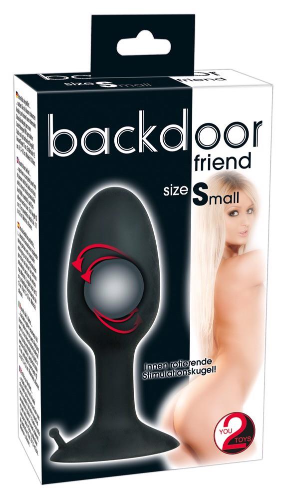 1-Wydrążony korek plug analny obciążony sex s 8cm-1