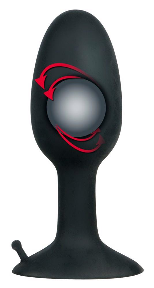 5-Wydrążony korek plug analny obciążony sex s 8cm-5