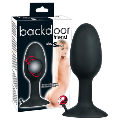 6-Wydrążony korek plug analny obciążony sex s 8cm-6