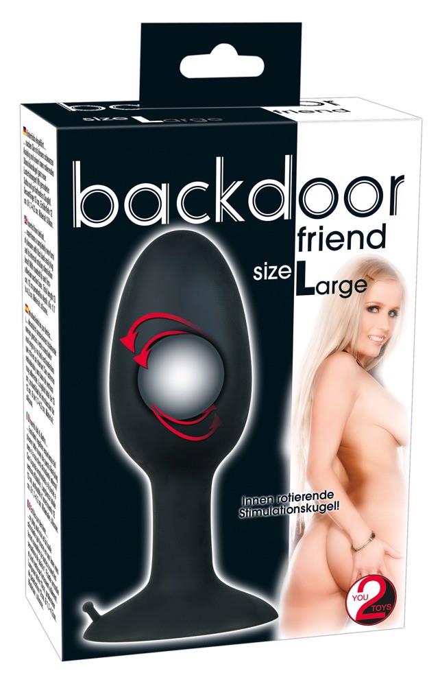 2-Wydrążony korek plug analny obciążony sex l 12cm-2