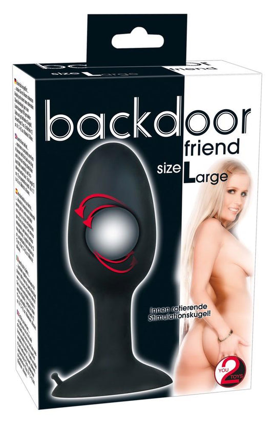 2-Wydrążony korek plug analny obciążony sex l 12cm-2
