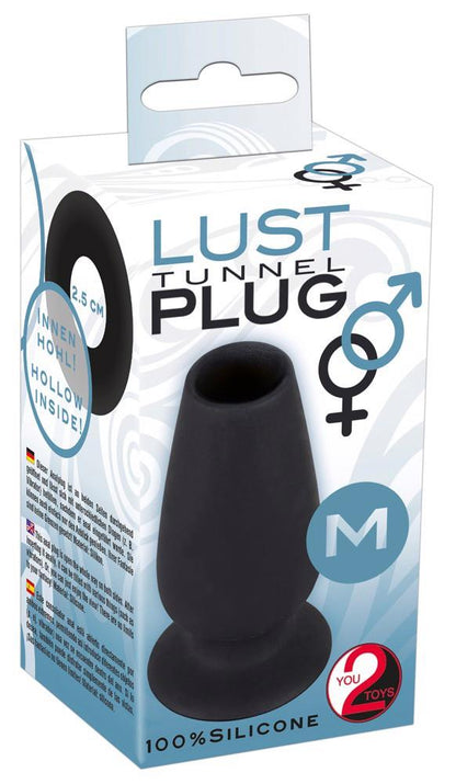 1-Otwarty korek analny plug tunel sex zatyczka 10cm-1